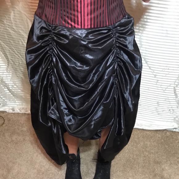 Victorian Renaissance Gothic Corset Bustier Dress - Picture 3 of 12